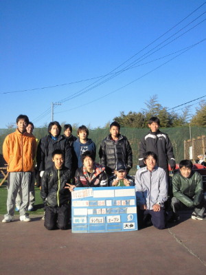 01/31(月) 男子シングルス オープン 賞金付＜インスピリッツテニスクラブ＞