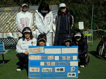 02/03(木) 女子シングルス 中級＜インスピリッツテニスクラブ＞