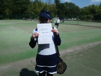 06/09(水) 女子シングルス オープン 優勝＜インスピリッツテニスクラブ＞