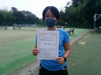 07/12(月)女子シングルス オープン 優勝＜インスピリッツテニスクラブ＞