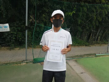 07/20(火)男子シングルス 中級 優勝＜インスピリッツテニスクラブ＞
