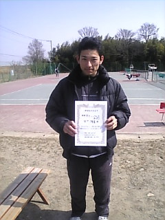 3/4(火)男子シングルスオープン優勝