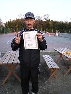 3/11(火)男子シングルスオープン優勝