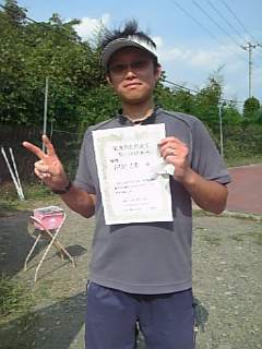 9/17(水)男子シングルスオープン優勝
