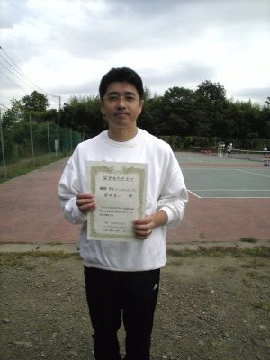 9/22(月)男子シングルスオープン優勝