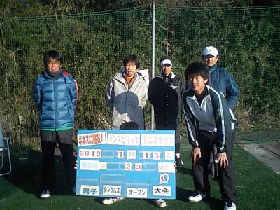 01/15(金) 男子シングルス オープン＜インスピリッツテニスクラブ＞
