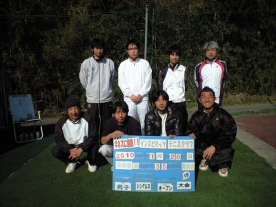 01/20(水) 男子シングルス オープン＜インスピリッツテニスクラブ＞