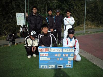 01/21(木) 男子シングルス 中級＜インスピリッツテニスクラブ＞