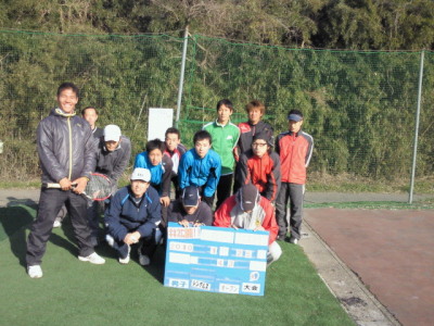 01/25(月) 男子シングルス オープン 賞金付＜インスピリッツテニスクラブ＞