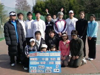 01/31(日) 男子ダブルス オープン・女子シングルス 超初級＜インスピリッツテニスクラブ＞
