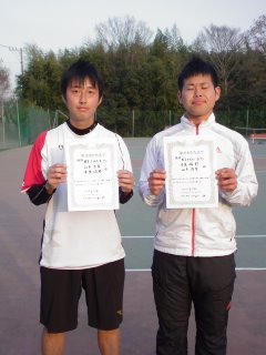 01/31(日) 男子ダブルス オープン 優勝＜インスピリッツテニスクラブ＞