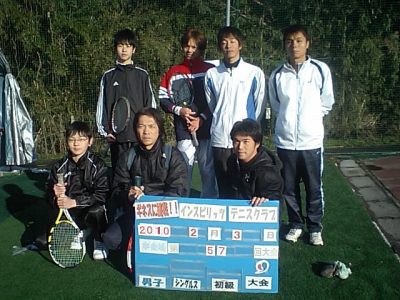 02/03(水) 男子シングルス 初級＜インスピリッツテニスクラブ＞