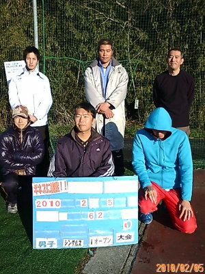 02/05(金) 男子シングルス オープン＜インスピリッツテニスクラブ＞