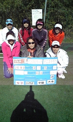 02/05(金) 女子シングルス 中級＜インスピリッツテニスクラブ＞