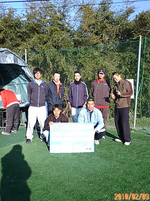 02/09(火) 男子シングルス オープン＜インスピリッツテニスクラブ＞