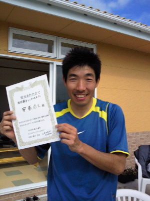 02/21(日) 男子シングルス オープン 優勝＜オールウェイズテニススクール＞