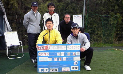 03/04(木) 男子シングルス 上級＜インスピリッツテニスクラブ＞