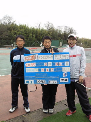 03/08(月) 男子シングルス オープン＜インスピリッツテニスクラブ＞