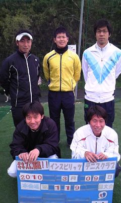 03/09(火) 男子シングルス オープン＜インスピリッツテニスクラブ＞
