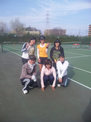 03/12(金) 女子シングルス 中級＜東大宮テニスクラブ＞