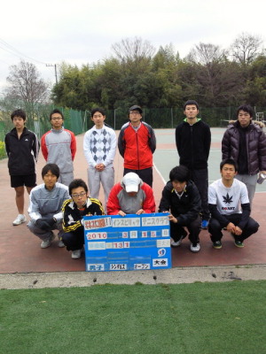 03/15(月) 男子シングルス オープン 賞品付＜インスピリッツテニスクラブ＞