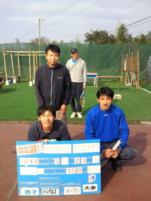 03/23(火) 男子シングルス オープン＜インスピリッツテニスクラブ＞