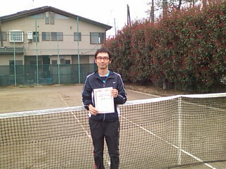 03/28(日) 男子シングルス 初級 優勝＜東雲テニスクラブ＞