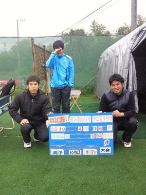 04/16(金) 男子シングルス オープン＜インスピリッツテニスクラブ＞