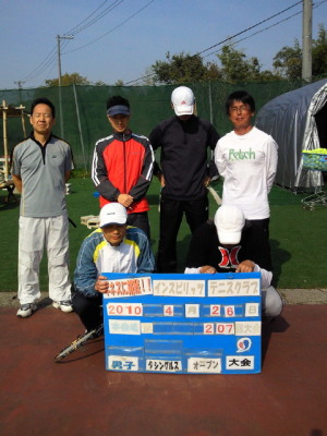 04/26(月) 男子シングルス オープン 賞金付＜インスピリッツテニスクラブ＞