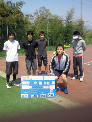 04/26(月) 男子シングルス 初級＜インスピリッツテニスクラブ＞