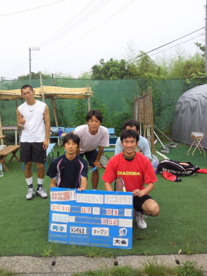 07/01(木) 男子シングルス オープン＜インスピリッツテニスクラブ＞