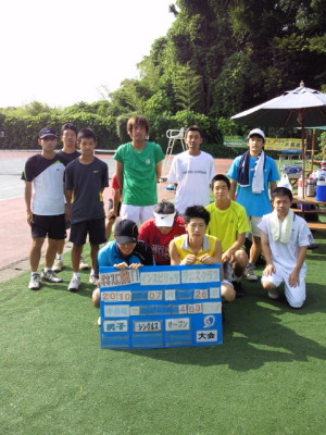 07/26(月) 男子シングルス オープン 賞金付＜インスピリッツテニスクラブ＞