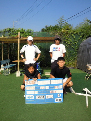 07/27(火) 男子シングルス オープン＜インスピリッツテニスクラブ＞