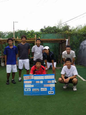 07/30(金) 男子シングルス オープン＜インスピリッツテニスクラブ＞