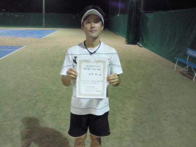 09/19(日) 男子シングルス 初級 優勝＜オールウェイズテニスクラブ＞
