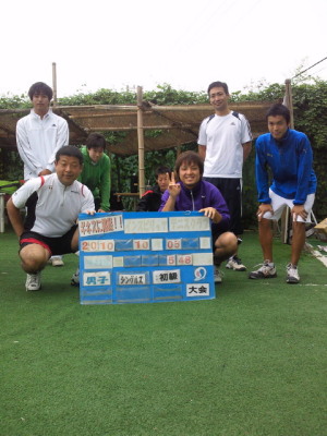10/05(火) 男子シングルス 初級＜インスピリッツテニスクラブ＞