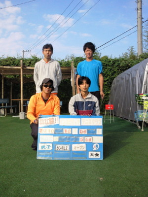 10/06(水) 男子シングルス オープン＜インスピリッツテニスクラブ＞