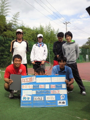 10/08(金) 増田吉彦出場 男子シングルス オープン＜インスピリッツテニスクラブ＞