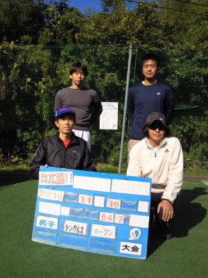 11/16(火) 男子シングルス オープン＜インスピリッツテニスクラブ＞