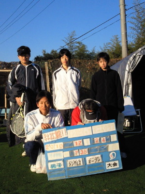 12/24(金) 男子シングルス オープン＜インスピリッツテニスクラブ＞