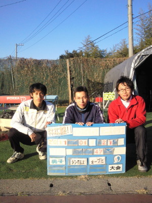 01/21(金) 男子シングルス オープン＜インスピリッツテニスクラブ＞