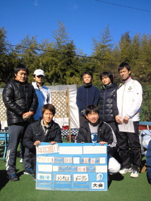 01/25(火) 男子シングルス オープン＜インスピリッツテニスクラブ＞