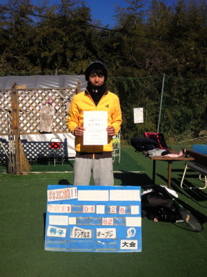 01/26(水) 石井智明出場 男子シングルス オープン 優勝＜インスピリッツテニスクラブ＞