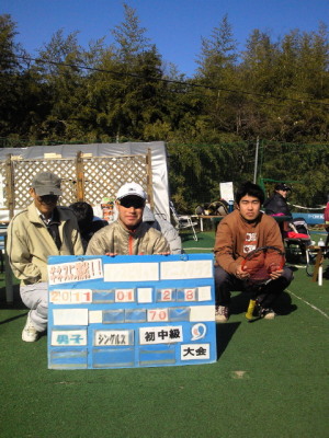 01/28(金) 男子シングルス 初中級＜インスピリッツテニスクラブ＞