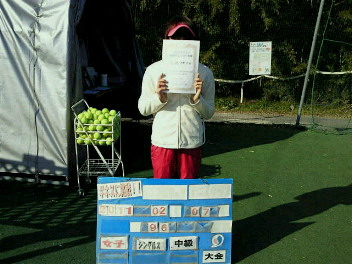 02/07(月) 女子シングルス 中級 優勝＜インスピリッツテニスクラブ＞