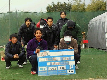 02/21(月) 男子シングルス 上級＜インスピリッツテニスクラブ＞