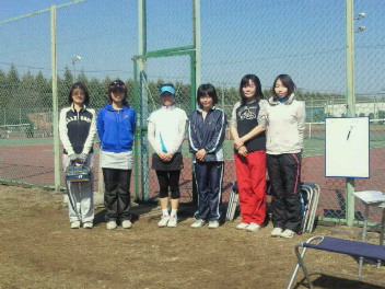  03/13(日) 女子シングルス 中級＜タムラ狭山スポーツセンター＞
