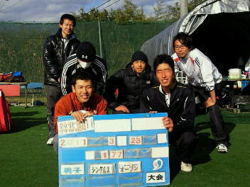  03/23(水) 男子シングルス オープン＜インスピリッツテニスクラブ＞