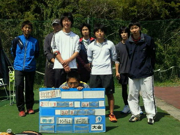  04/01(金) 男子シングルス オープン＜インスピリッツテニスクラブ＞