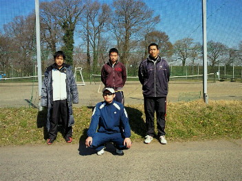  04/05(火) 男子シングルス オープン＜秋ヶ瀬公園＞